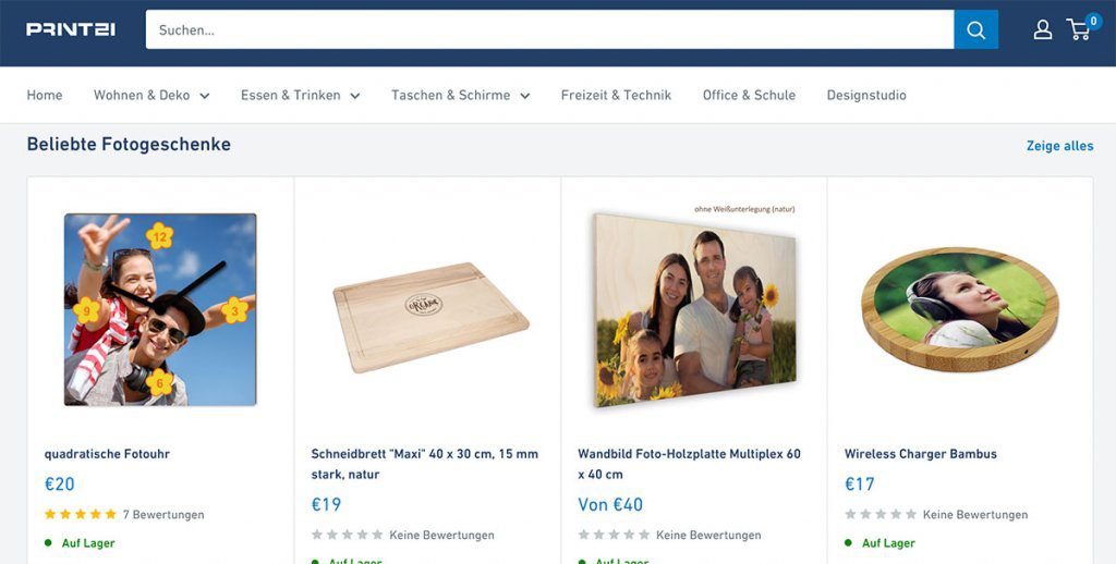 Print21 Beliebte Fotogeschenke