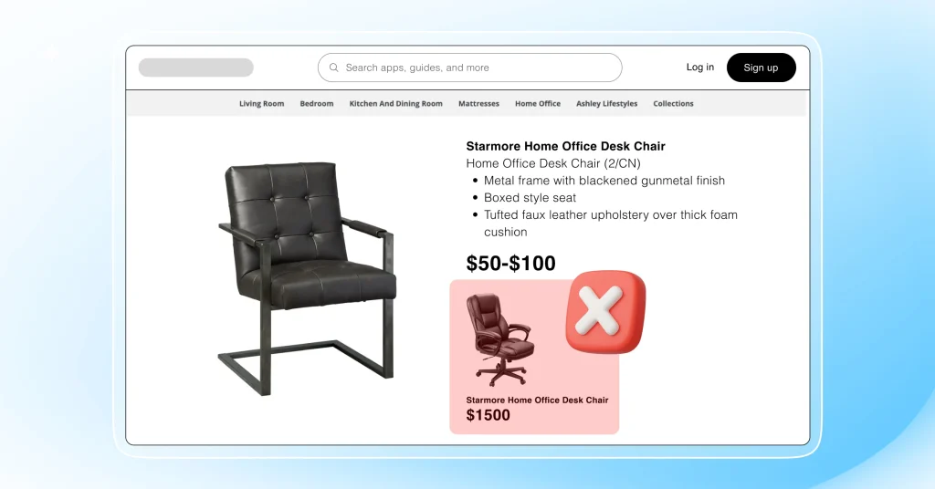 Subtle Product Recommendations