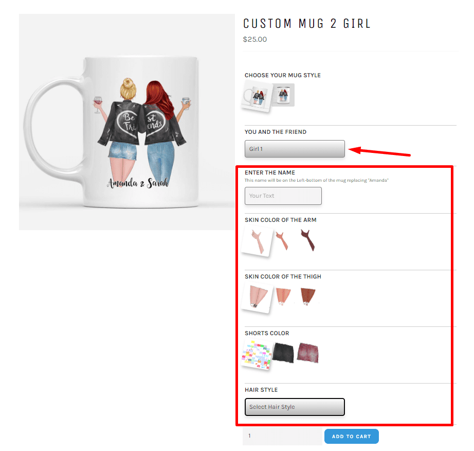 Conditional Logic using Shopify Product Options App