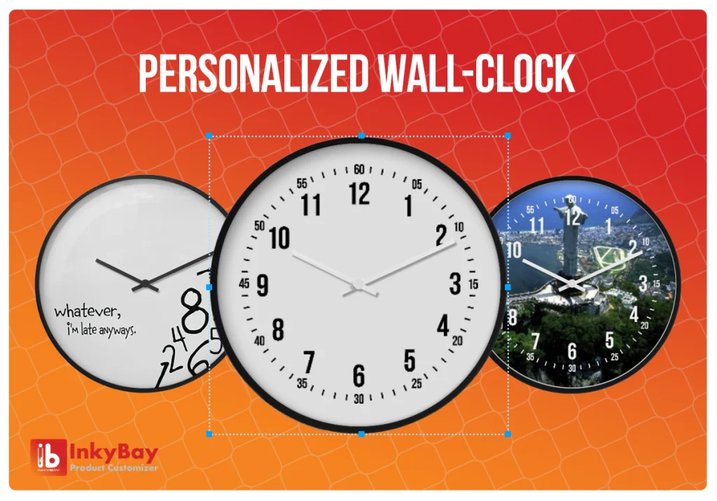 Product Customizer, Personalized Wall-clock