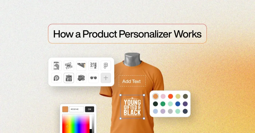 How a product customizer works