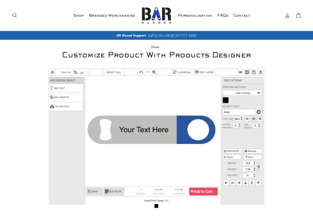 Personalized bottle opener