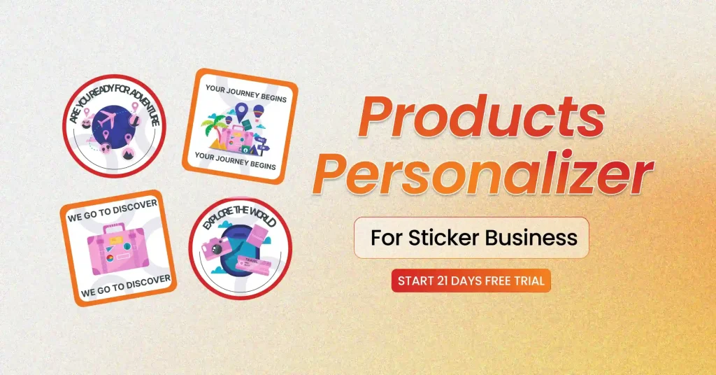 Stickers personalization with InkyBay