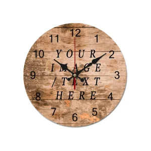 Personalized-wooden-wall-clock