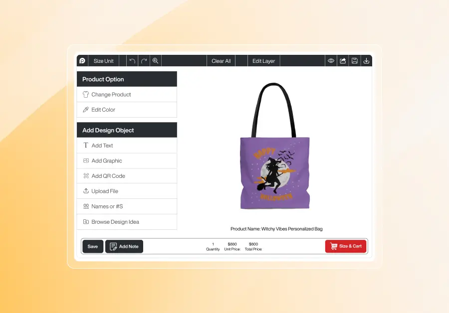 Witchy-vibes-personalized-bag