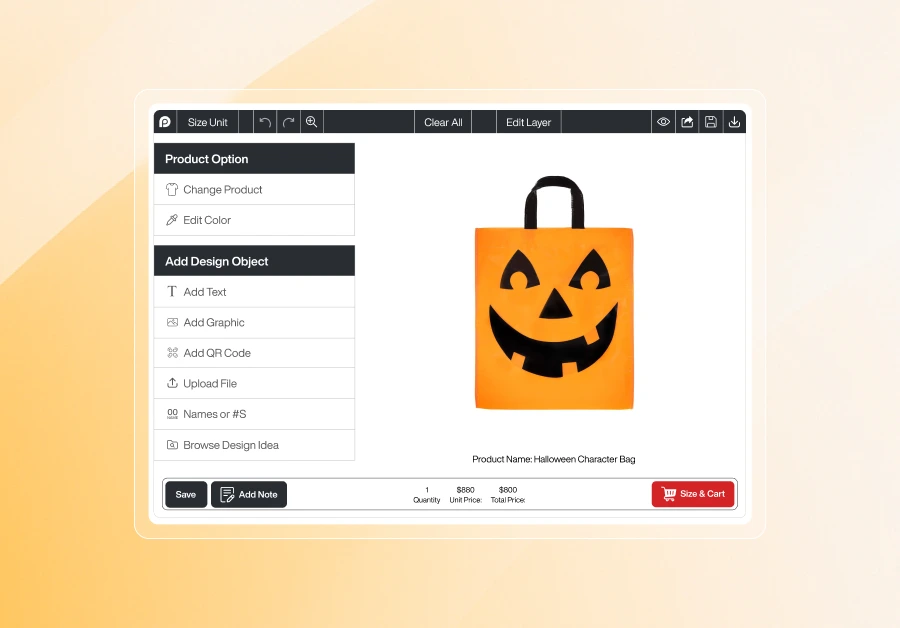 halloween-character-bag