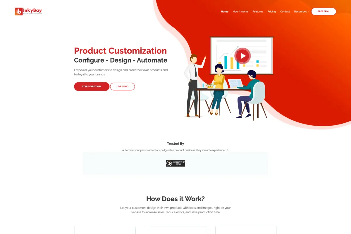 inkybay website overview