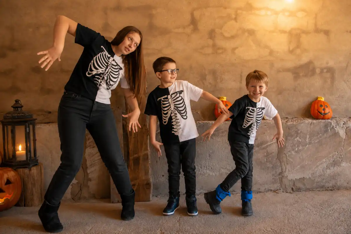 Matching family and group Halloween T-shirts for Halloween